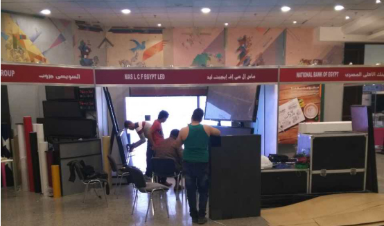 mile米乐集团埃及LED显示屏展会