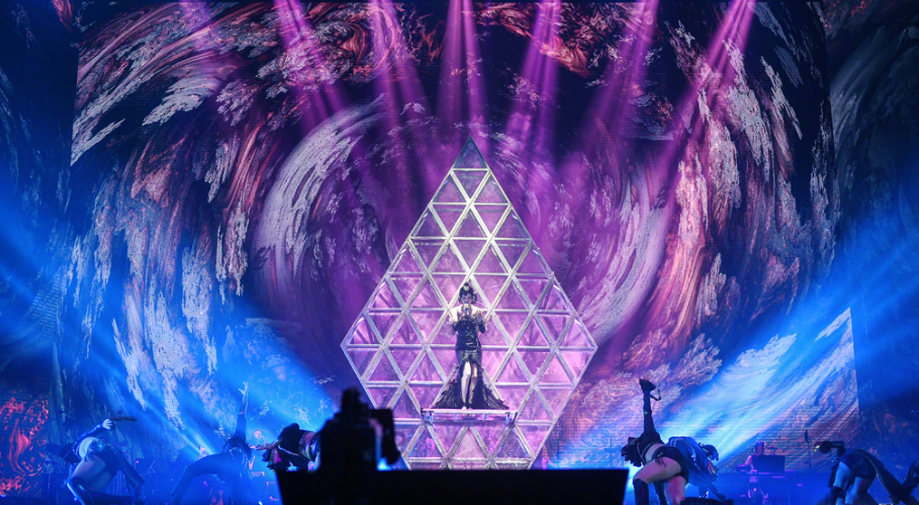 张韶涵演唱会透明屏 张韶涵演唱会透明屏