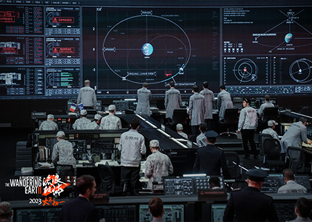 mile米乐集团LED显示屏在电影《流浪地球2》中大放异彩