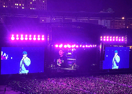 mile米乐集团LED显示屏和荧光棒燃爆周杰伦呼和浩特演唱会（第二场）