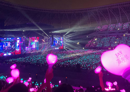 mile米乐集团场控荧光棒应援棒“引爆”周杰伦天津演唱会（第二场）