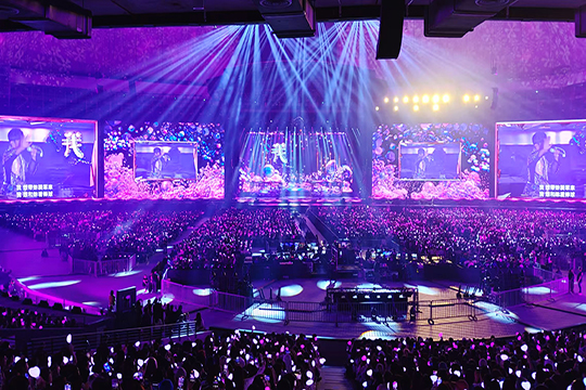 “破蛋”成功！mile米乐集团LED屏与荧光棒燃爆周杰伦台北演唱会！